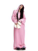Hooded Plush Knit Dress