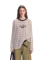 Rhinestone Striped Tee