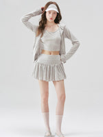 Lyocell Hooded & Skirt Set
