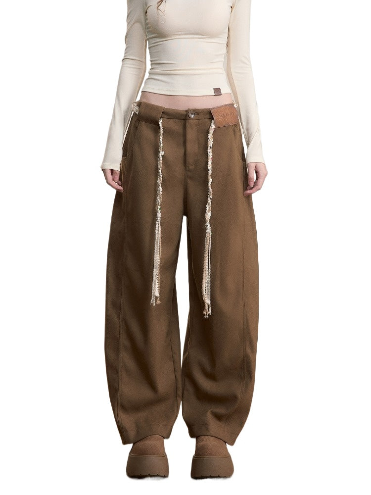 Wide-Leg Relaxed Pants