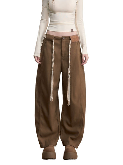 Wide-Leg Relaxed Pants