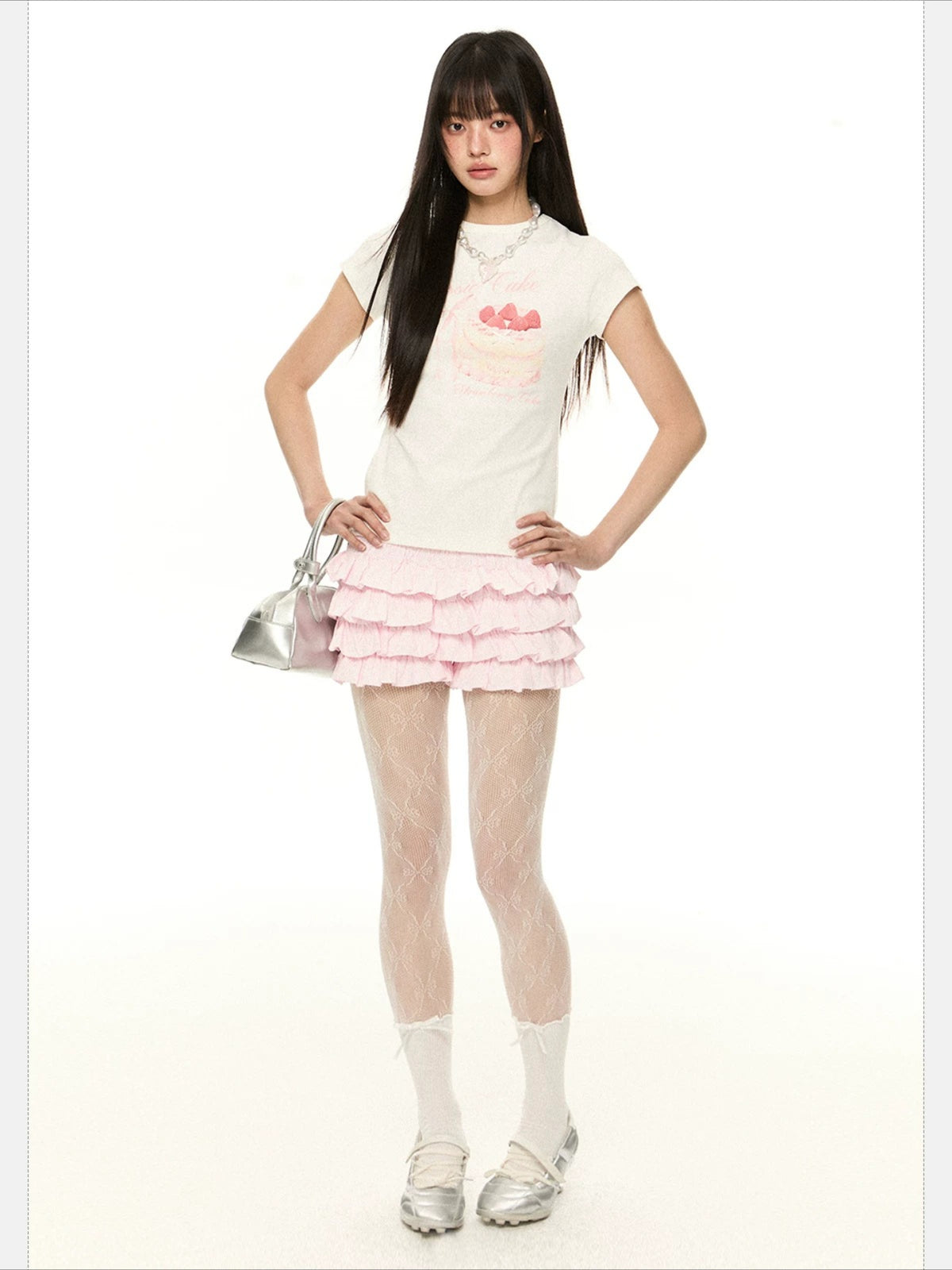 Layered A-Line Skirt Shorts