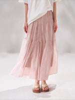Pearl Texture Tiered Skirt