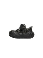 Distressed Platform Sneakers