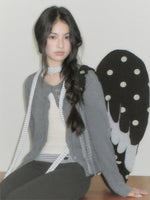 Soft Knit Bow Detail Cropped Cardigan