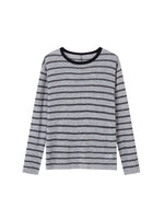 Vintage Striped Knit Blouse