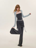Contrast Panel Two-Piece Set