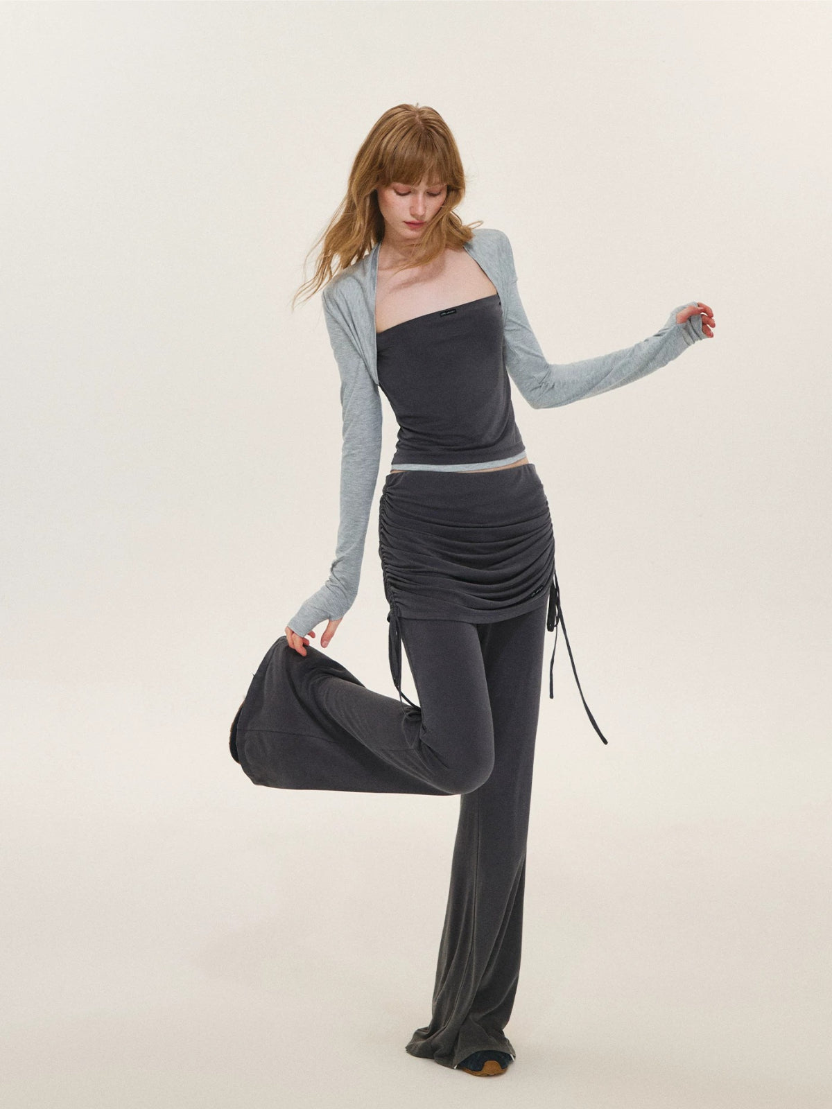 Contrast Panel Two-Piece Set