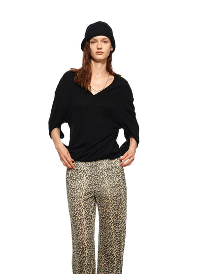 Convertible V-Neck Top