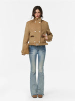 Windsor Wool Cape Knit Jacket