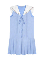 Sailor Collar Pleated Dress