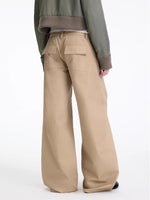Khaki Leopard Pocket Pants