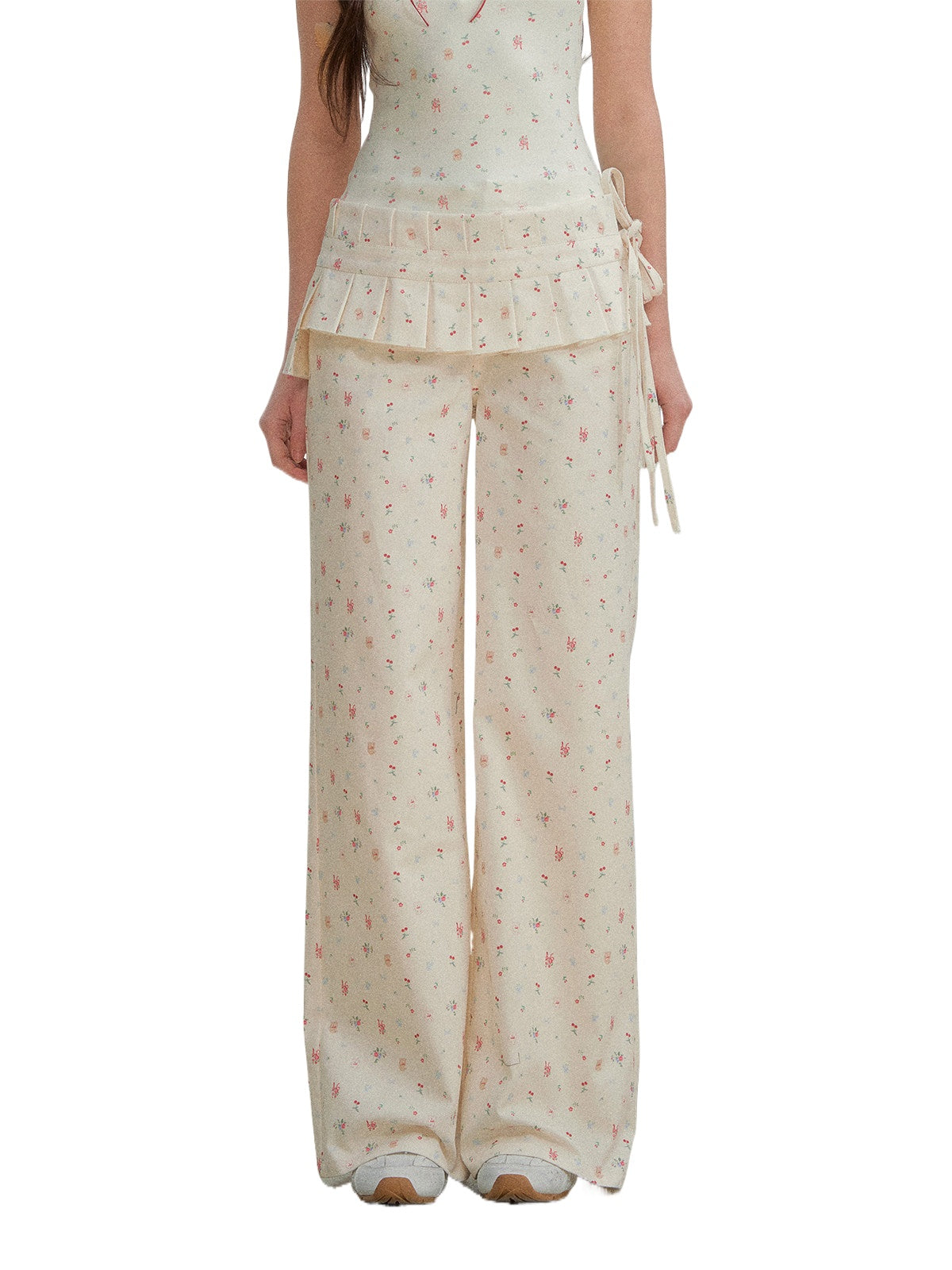Floral Straight Leg Pants