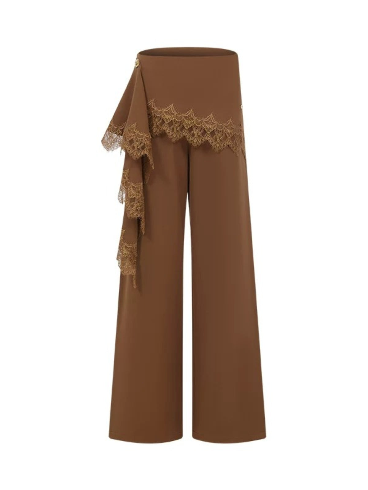 Lace Wide Leg Suit Pants