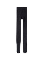 Cable-Texture Cotton Tights