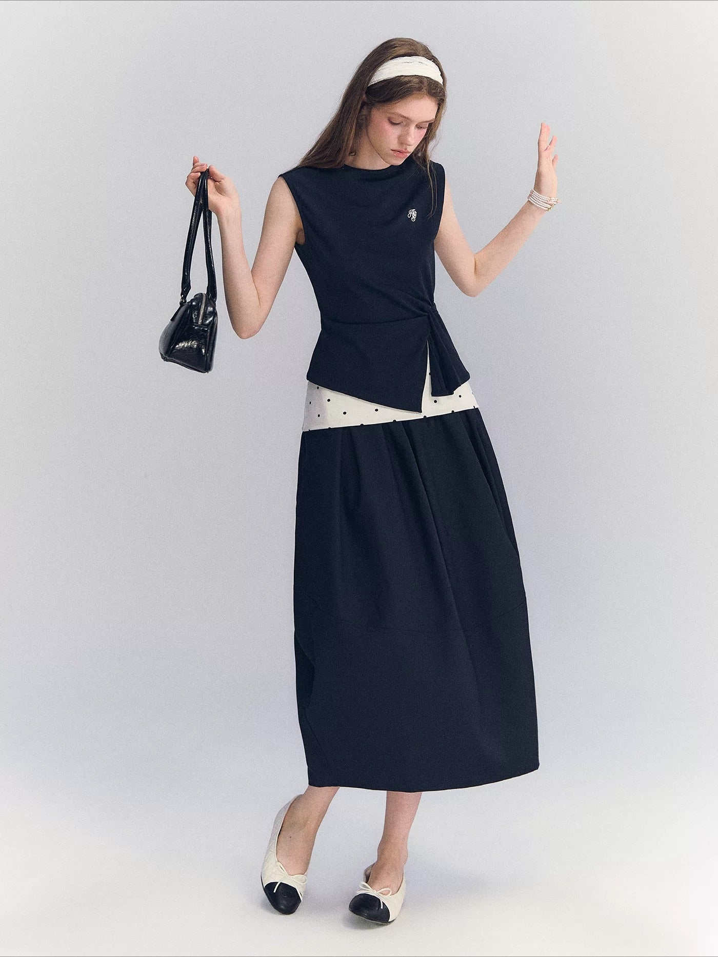 Twist Top Skirt Set
