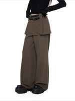 Layered Straight Pants