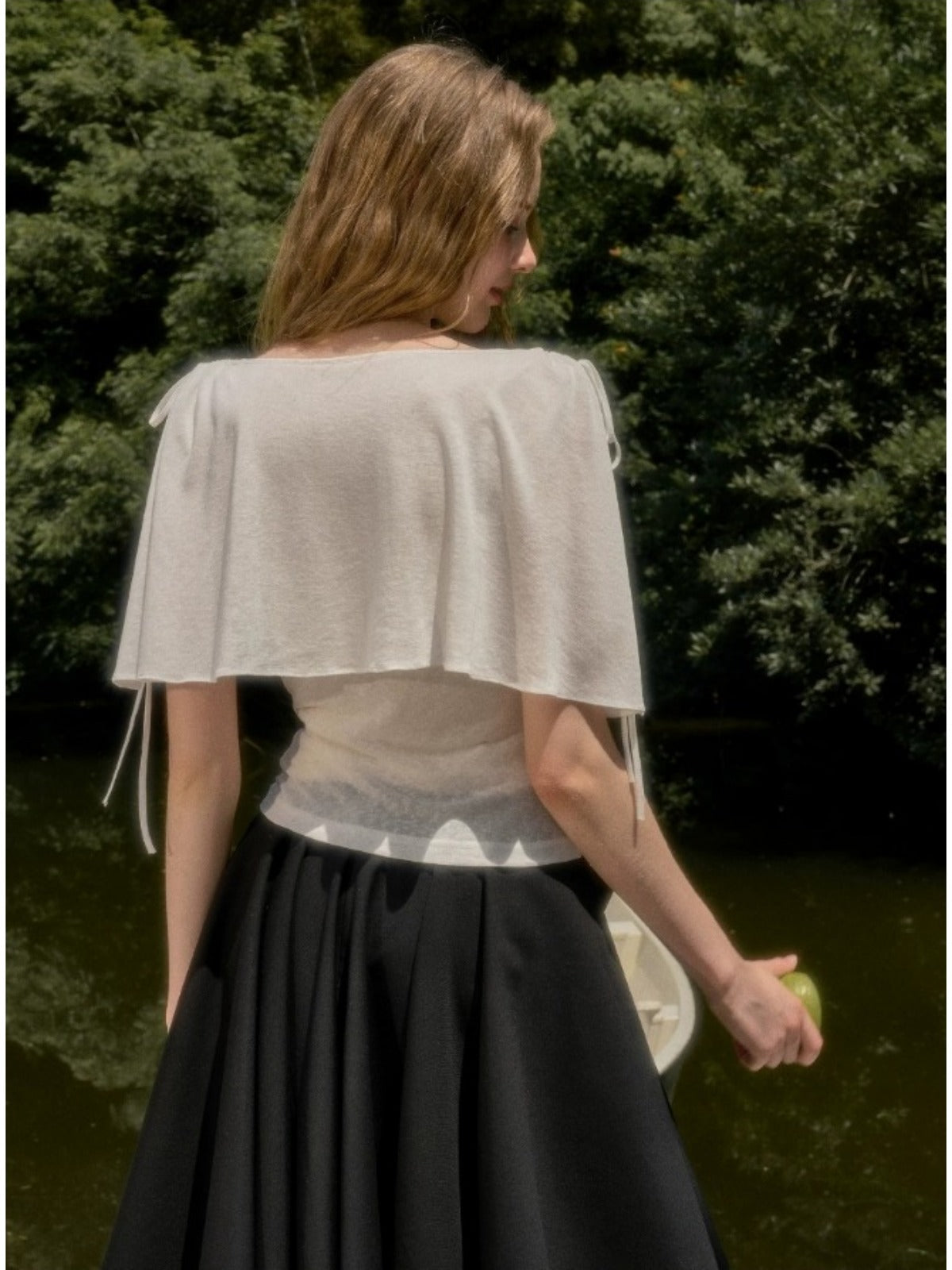 Feather Cape Sleeve T-Shirt