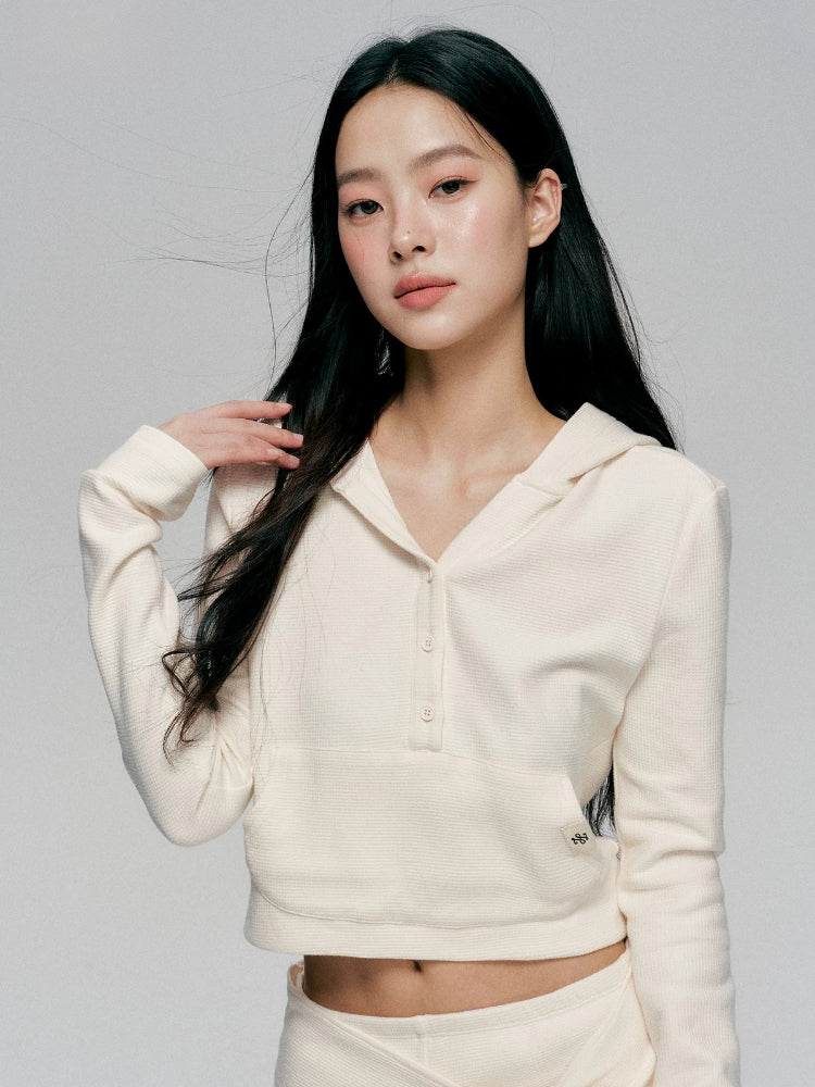 Waffle Hoodie Set