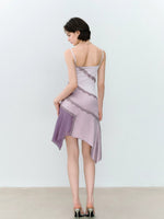 Purple Lace Slip Dress