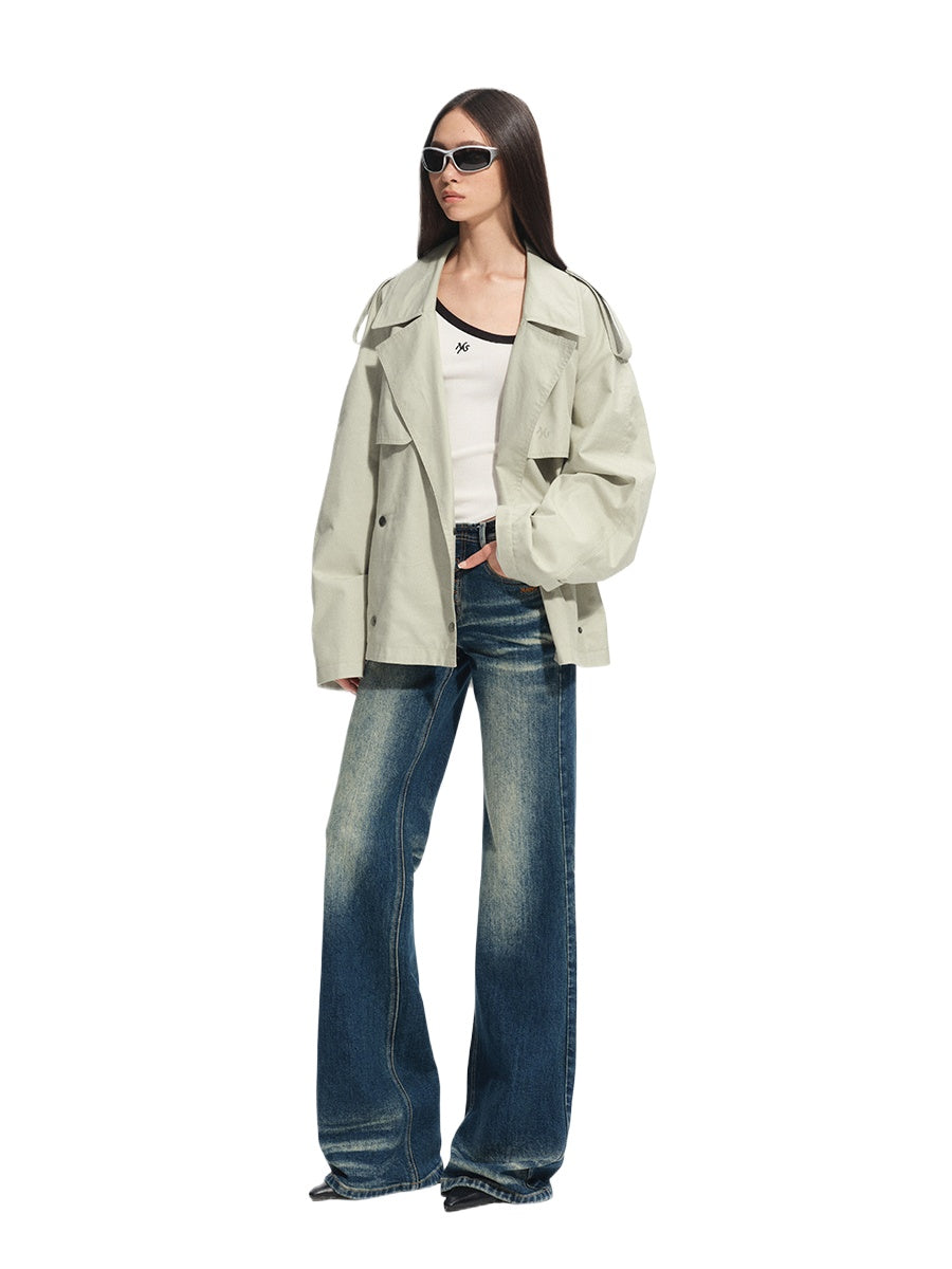 Rune Cotton Tencel Trench Coat