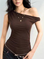 Asymmetric Lace Top
