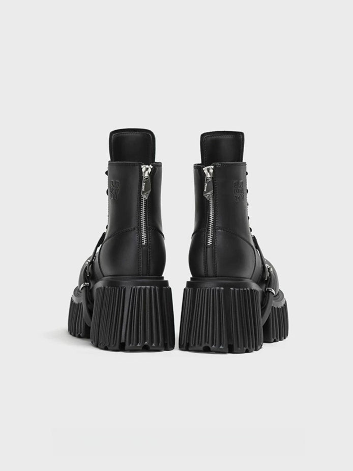 Gothic Platform Ankle Boots