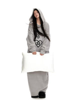 Hooded Plush Knit Dress