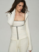 Soft Thermal Velvet Three-Piece Lounge Set