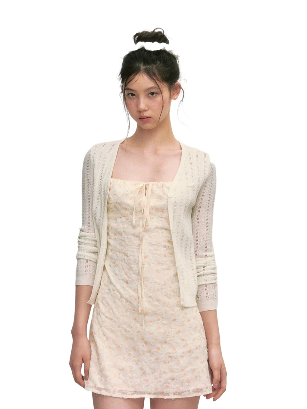 Apricot Floral Cami Dress
