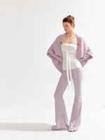Lazy Knit Cardigan Tank Set