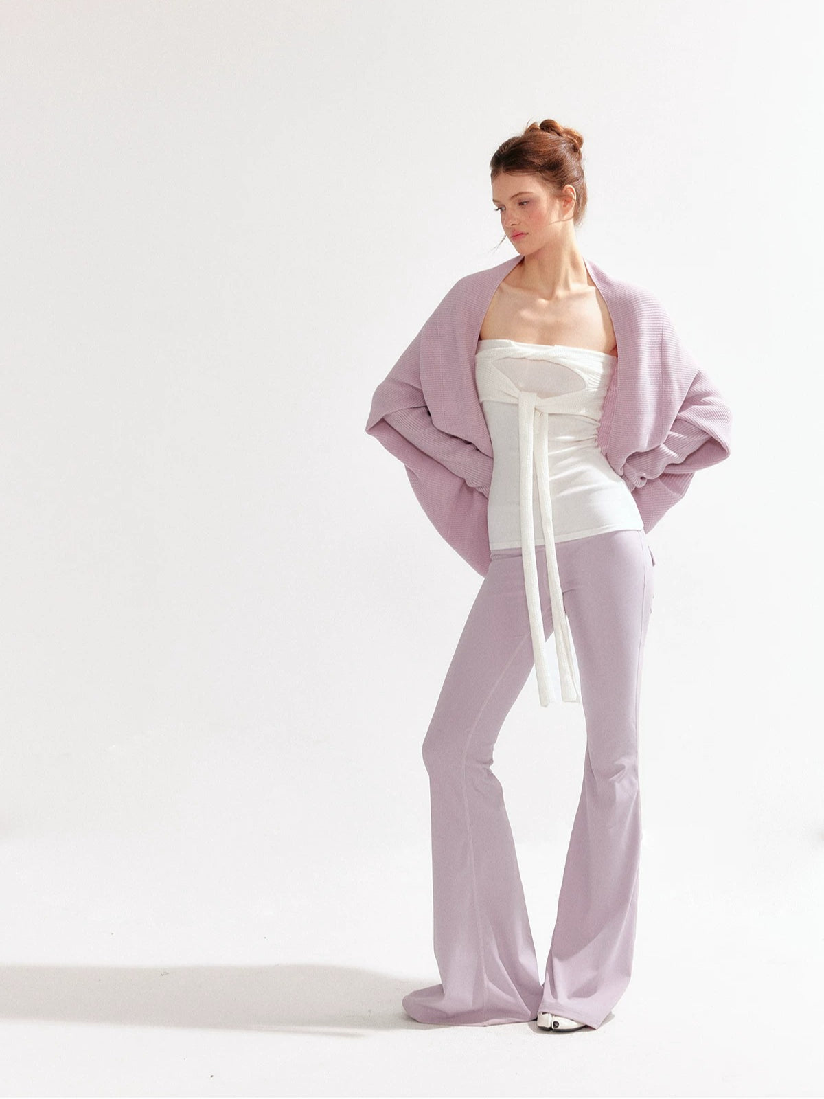 Lazy Knit Cardigan Tank Set
