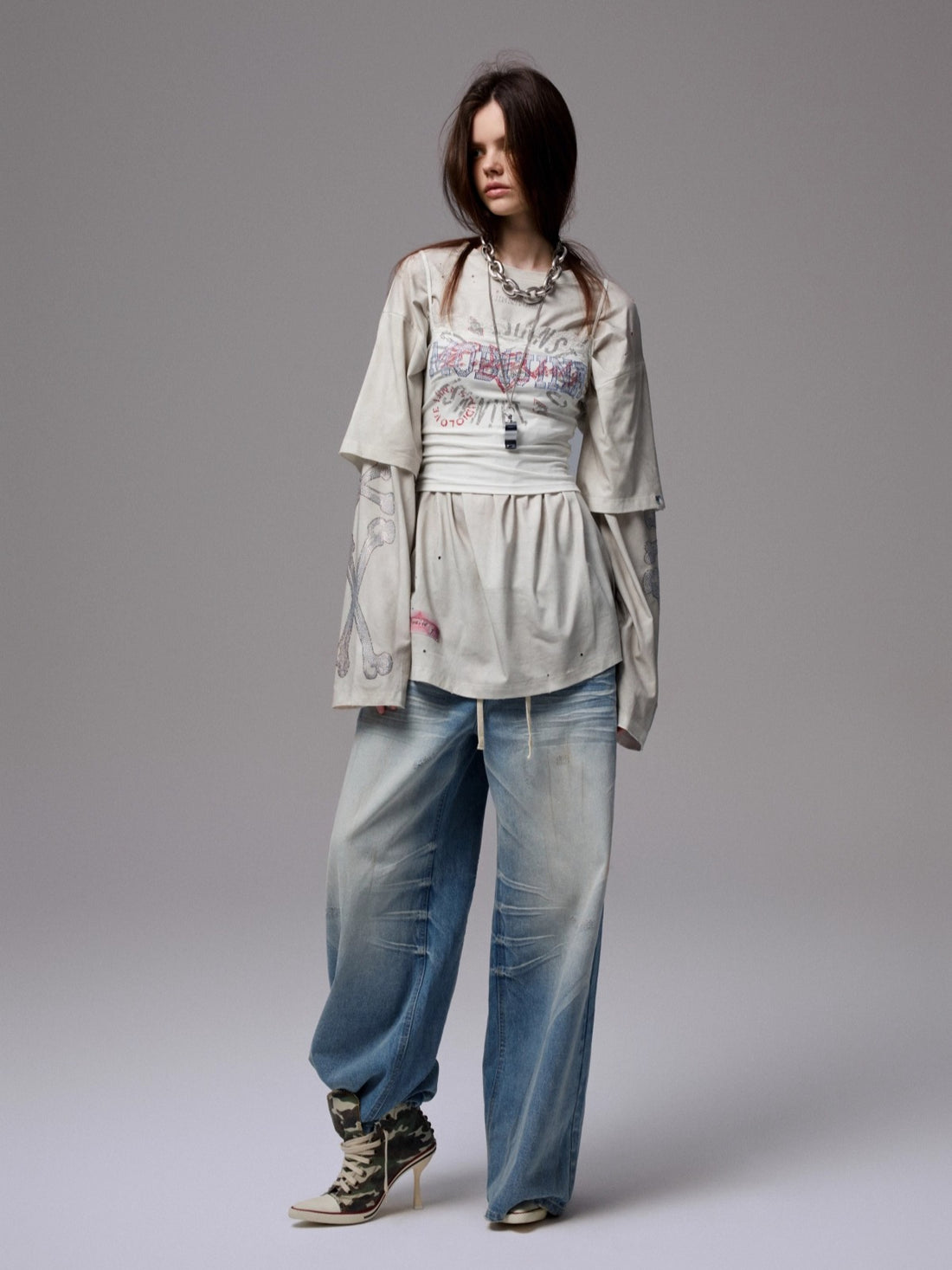 Vintage Rhinestone Washed T-shirt