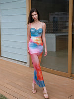Fake Two Fishbone Slim Fit Dress