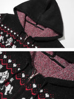 Fair Isle Pony Hooded Knit Set