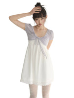 Drawstring A-Line Dress Set