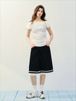 Lace Layered Knit Tee