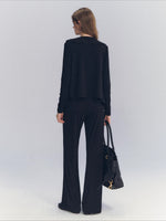 Draped Ruffle Cardigan