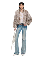 Brown Fox Fur Coat