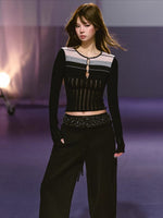 Cutout Knit Top