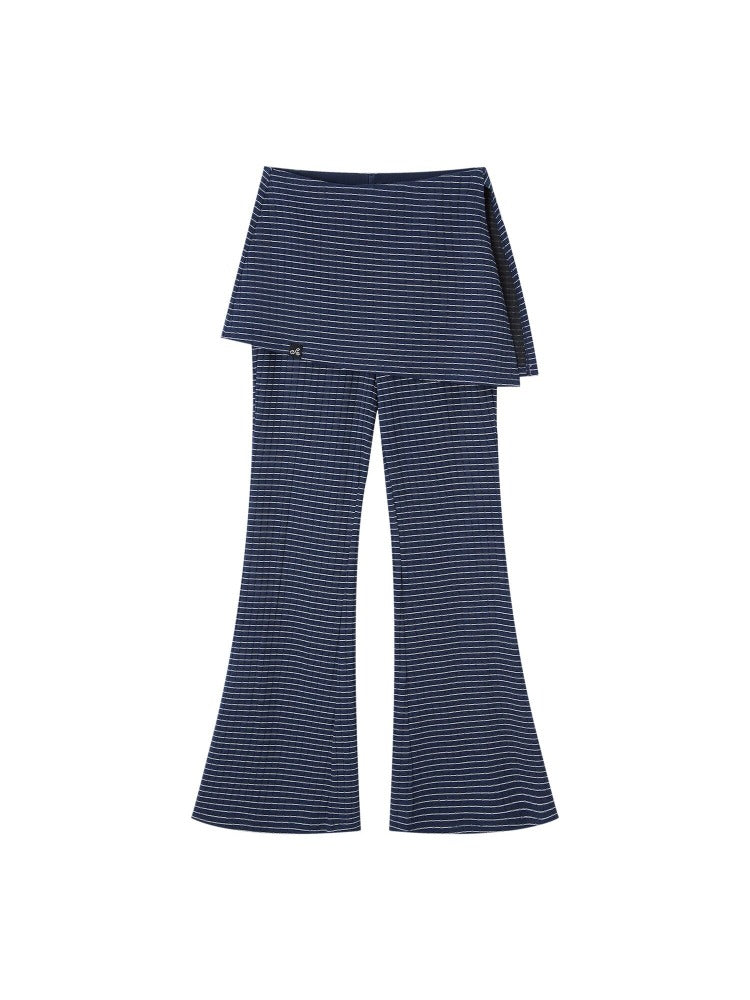 Stripe Henley Layered Set