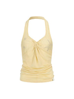 Knot Halter Knit Top