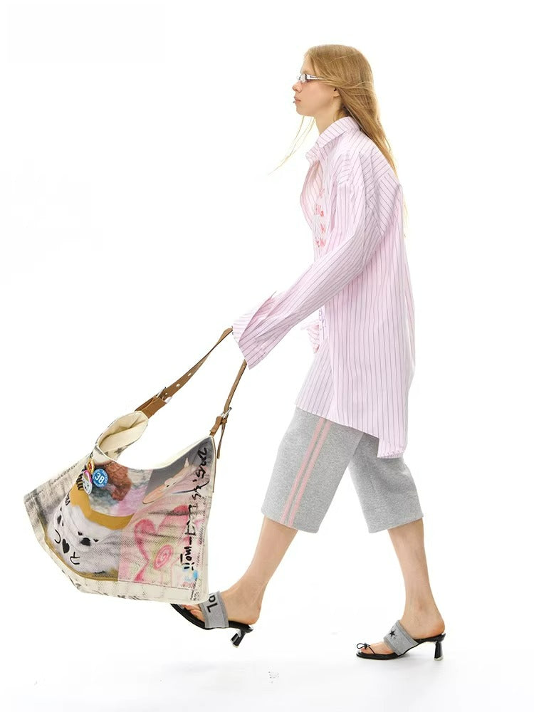 DeD-moji Best Friends Canvas Tote Bag