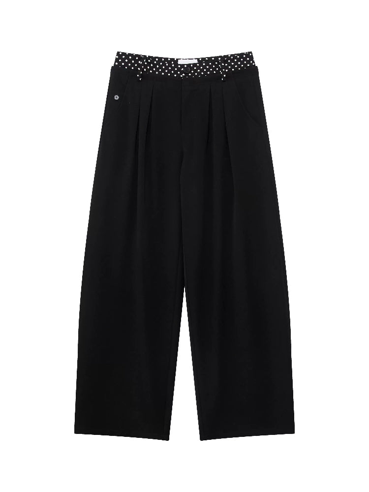 Polka Dot Waist Trousers