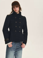 Vintage Double Breasted Suede Jacket