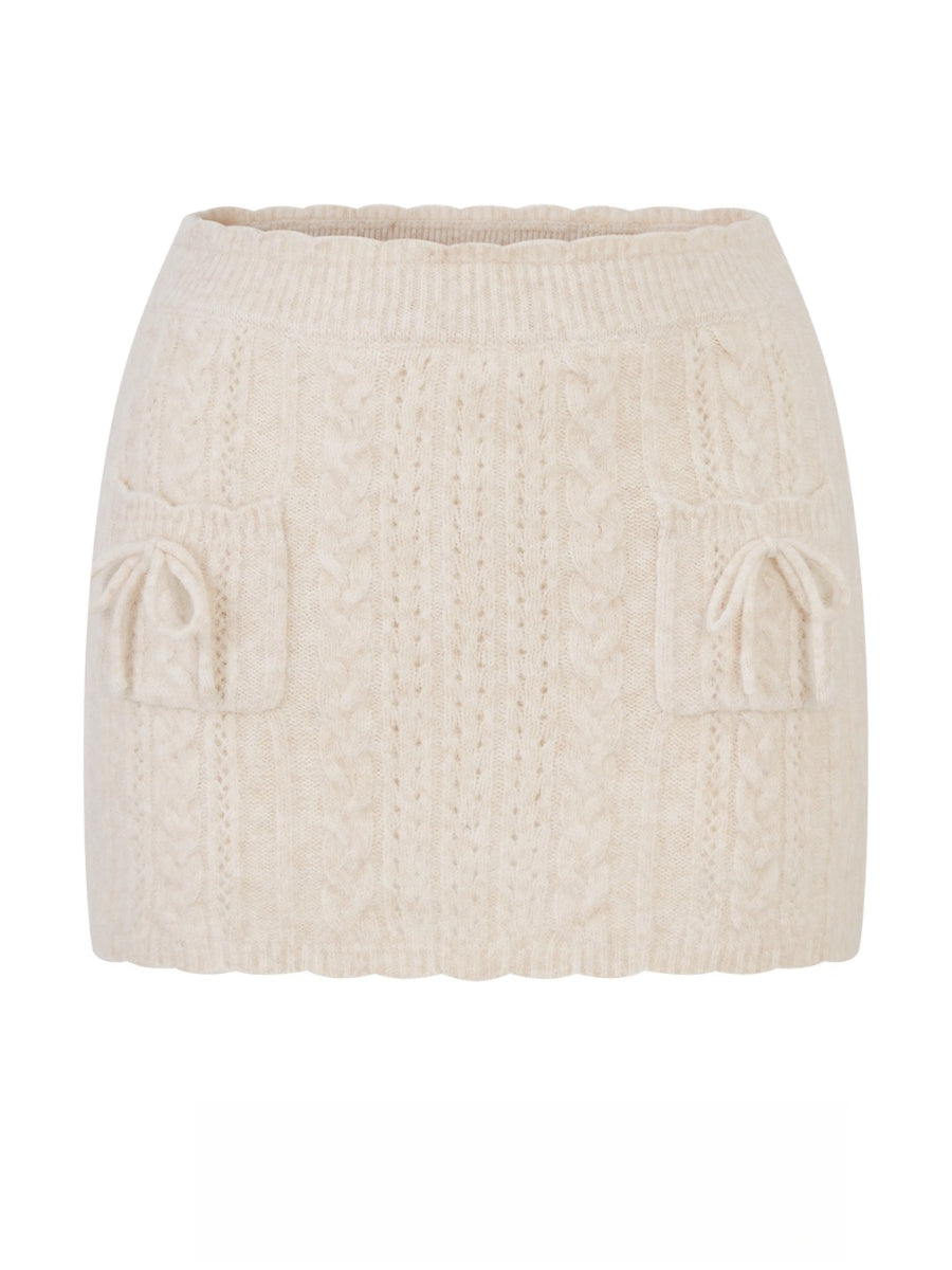 Little Deer Wool Cloud Knit Sweater &amp; Skirt/Shorts Set