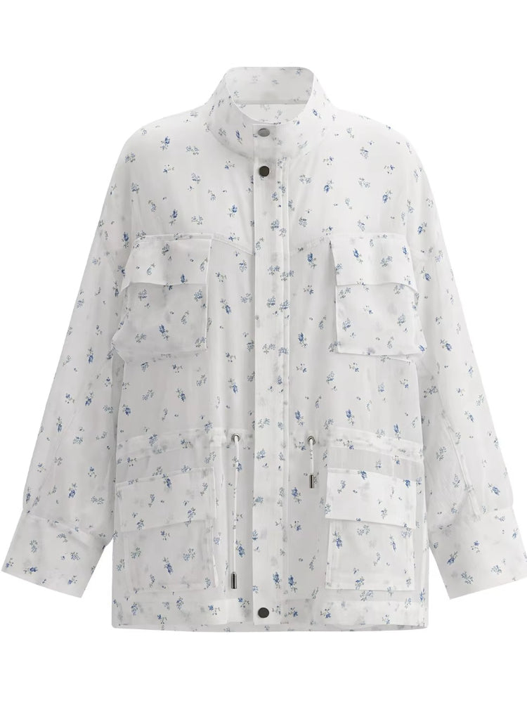 Floral Batwing Cover-up