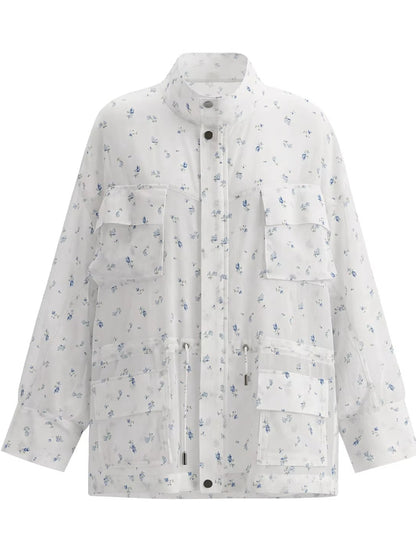 Floral Batwing Cover-up
