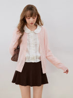 Collar Puff Sleeve Shirt