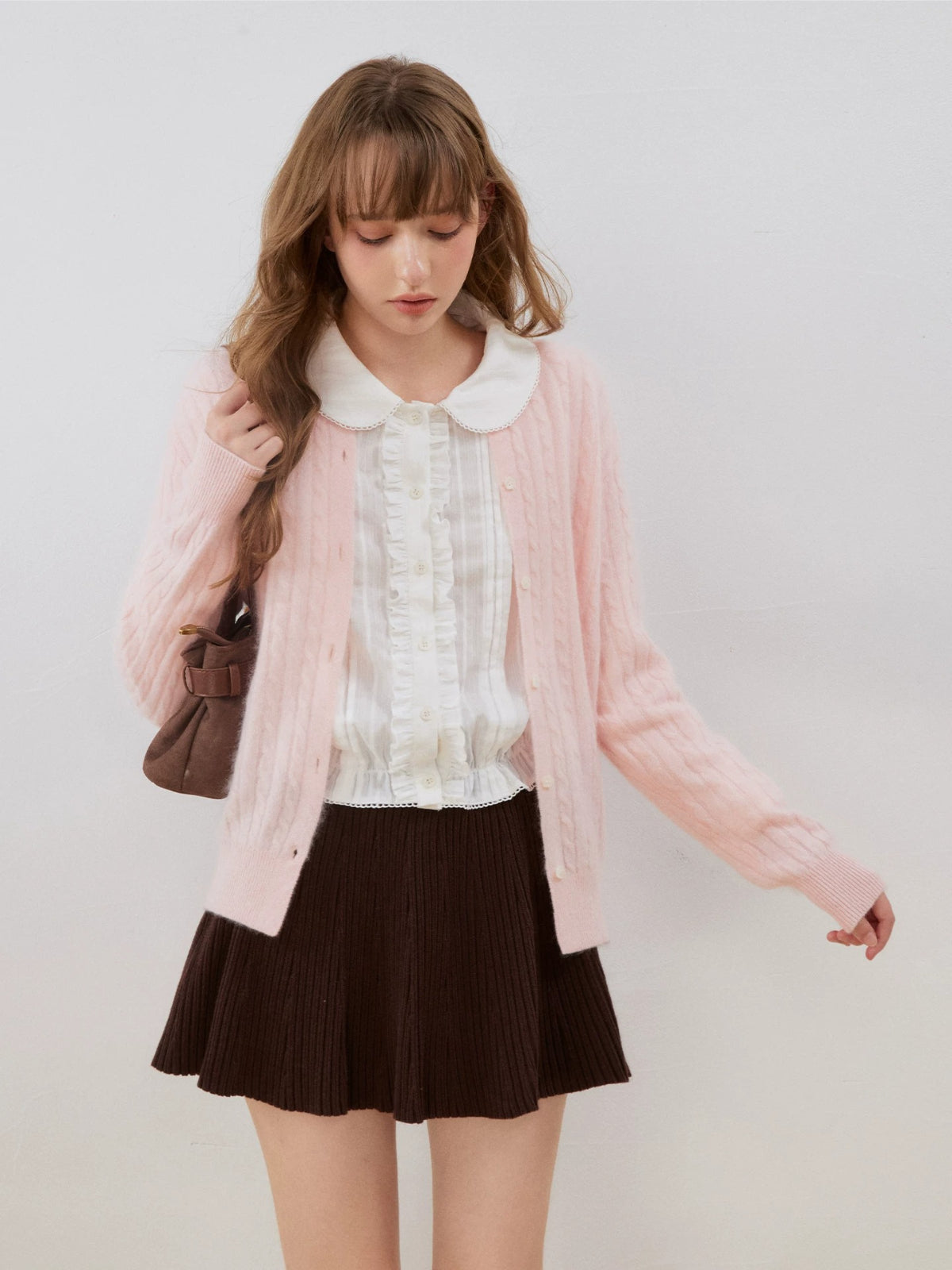 Collar Puff Sleeve Shirt